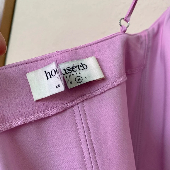 HOUSE OF CB 'Charmaine' Pink Corset Maxi Dress NWOT size M - Picture 6 of 15